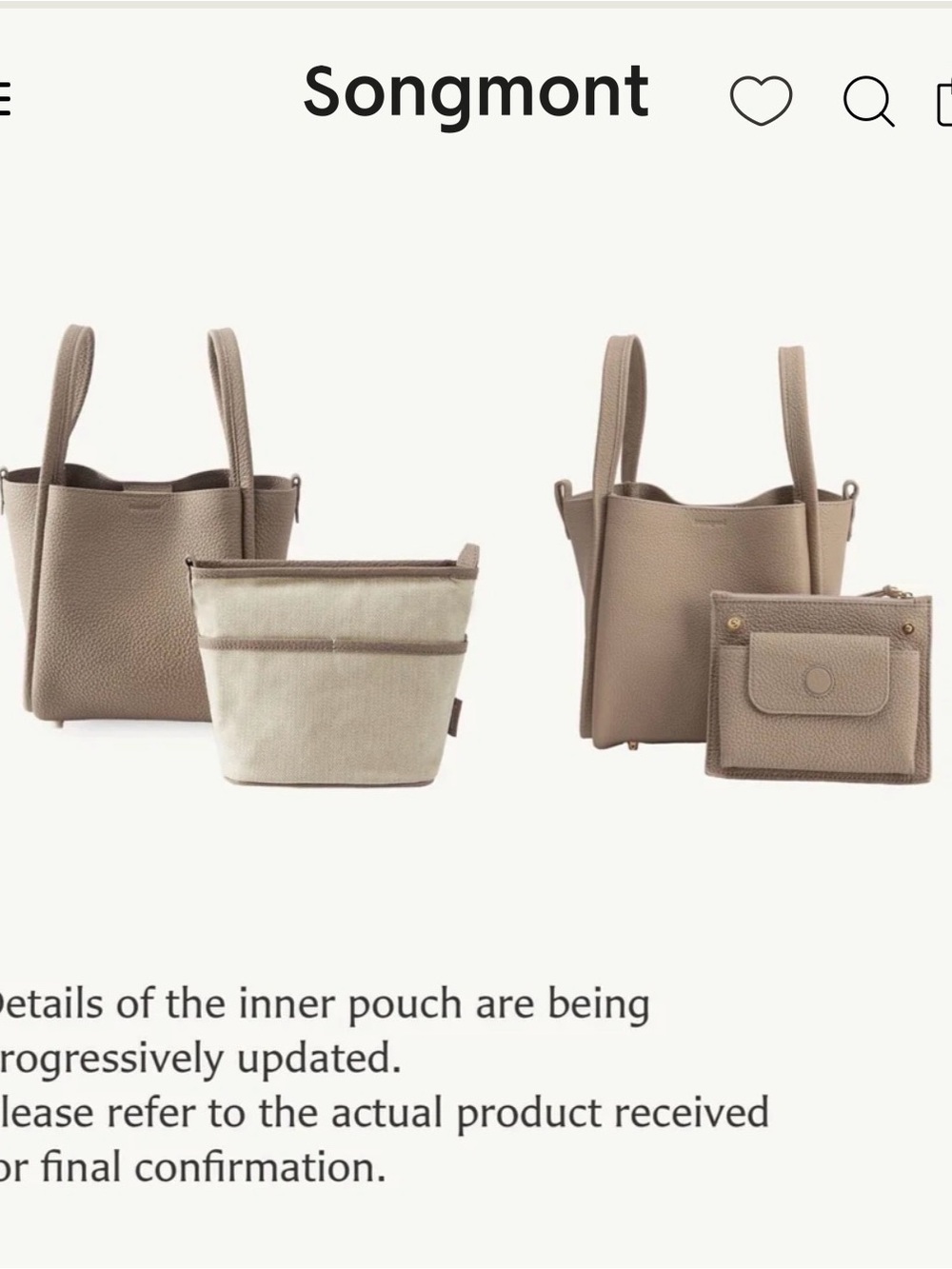 Medium Song Bag - Cream Apricot - Picture 10 of 10